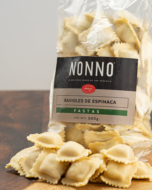 Ravioles de Espinaca c/ Queso